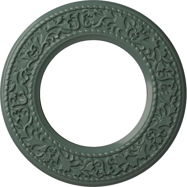Ekena Millwork Blackthorn Ceiling Medallion (Fits Canopies up to 7 1/2"), 13 3/8"OD x 7 1/2"ID x 3/4"P, Cloud Burst CM13BLCBF - main